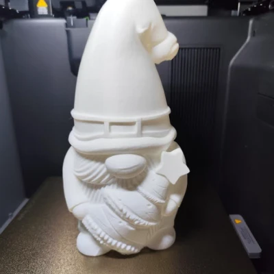 Ông Già Tuyết với Cây Thông (In Dễ Dàng 0% Infill)