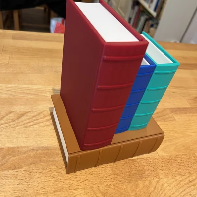 Hộp đựng đồ để bàn hình Cuốn sách