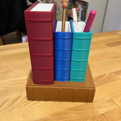 Hộp đựng đồ để bàn hình Cuốn sách