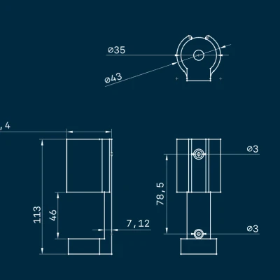 Giá Đỡ Tủ ADWA pH Meter – Chân Đế Hồ Cá Cảnh