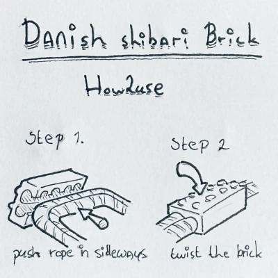 Gạch Shibari Kiểu Đan Mạch