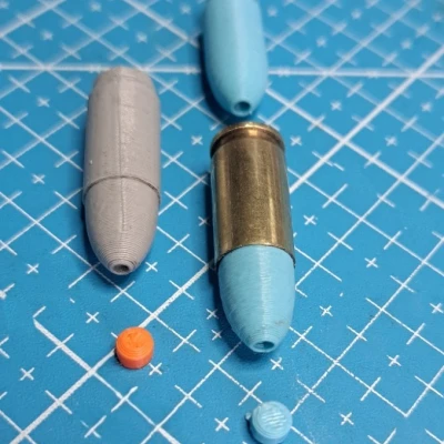 Viên Đạn Giả 9x19mm Luger - 3 Kiểu (Tập Bắn Khô)