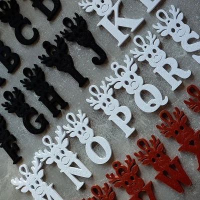 Móc Treo Cây Thông Noel ABC Hình Tuần Lộc