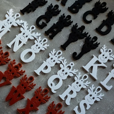 Móc Treo Cây Thông Noel ABC Hình Tuần Lộc