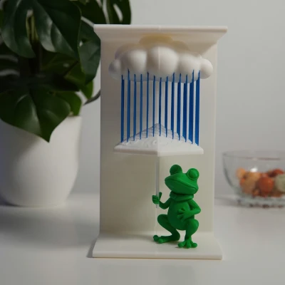 Ếch Trong Mưa - Nghệ Thuật Dây Treo