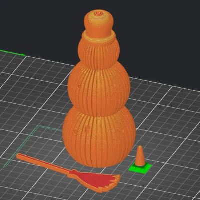 Ông Già Tuyết Giáng Sinh Thiết Kế Sọc Dọc