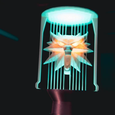 Mặt dây chuyền Sói - Đèn dây Witcher 3