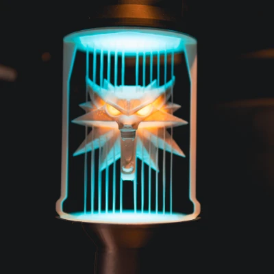 Mặt dây chuyền Sói - Đèn dây Witcher 3