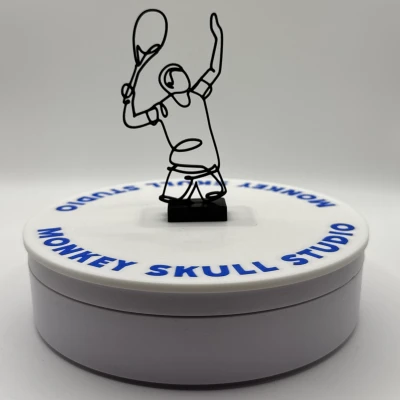 Tác phẩm Điêu khắc Nghệ thuật Vẽ đường nét Giao bóng Quần vợt