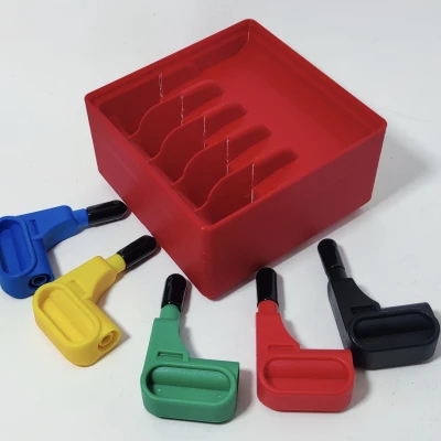 Hộp Đựng Đầu Dò Từ Tính Gridfinity 4x4x6u