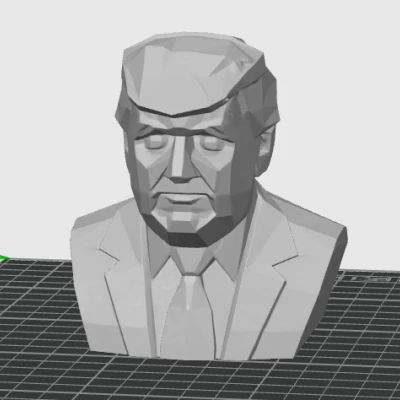 Mô Hình Donald Trump Lowpoly