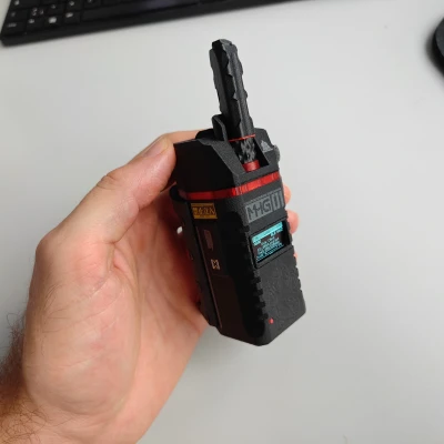 Meshtastic Faketec "Copywolf" Node Phong Cách Cyberpunk Module Hóa