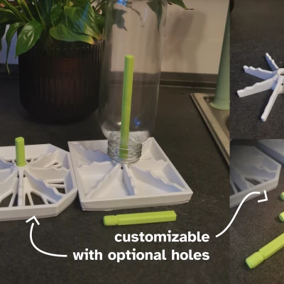 Giá Đỡ Chai Nước Tùy Chỉnh (5 biến thể)