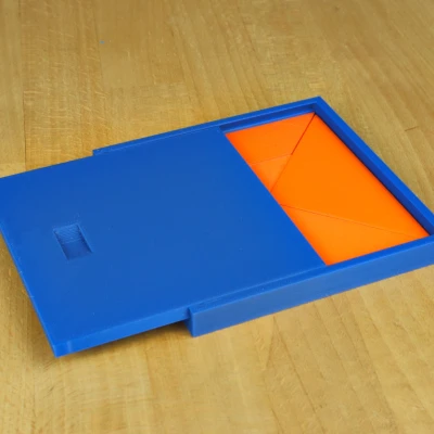 Bộ Ghép Hình Tangram Kèm Hộp Trượt