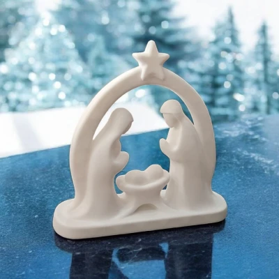 Bộ Tượng Chúa Hài Đồng - Trang Trí Giáng Sinh Tối Giản