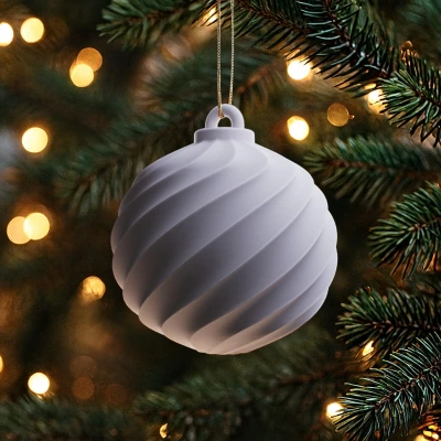 Đồ Trang Trí Giáng Sinh Hình Xoắn Ốc Hiện Đại (Không Cần Hỗ Trợ)