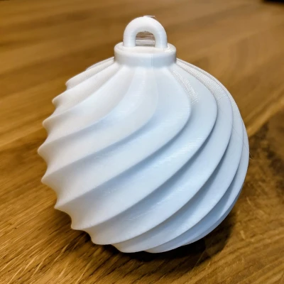 Đồ Trang Trí Giáng Sinh Hình Xoắn Ốc Hiện Đại (Không Cần Hỗ Trợ)