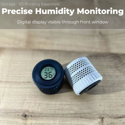 Hộp Đựng Gel Silica Tích Hợp Đồng Hồ Đo Độ Ẩm · V1
