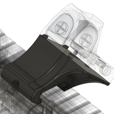 Ngàm Gắn Red Dot Góc Lệch Cho RMR / RMRcc / RMSc