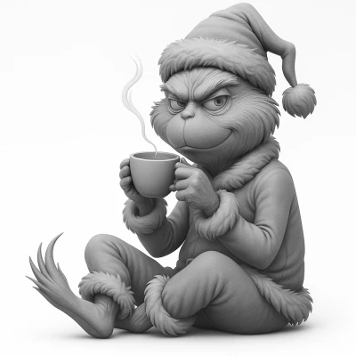 Mô hình Grinch trang trí Giáng Sinh