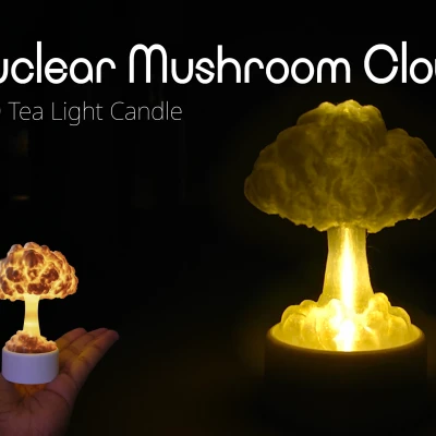 Đám Mây Nấm Hạt Nhân [Đèn Nến LED Tea Light]