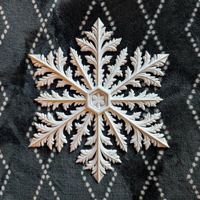 Bộ Trang Trí Tường Và Quả Châu Bông Tuyết