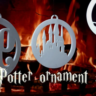 Bộ Đồ Trang Trí Harry Potter In 3D