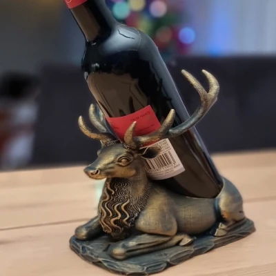 Chân đế giữ chai rượu hình hươu