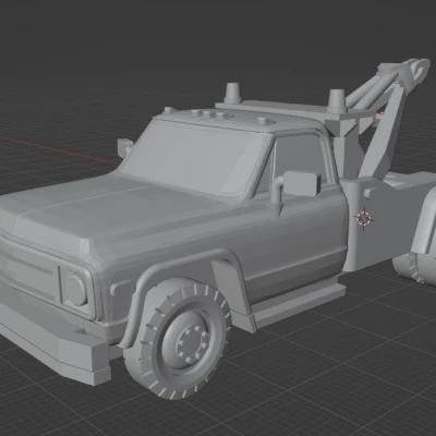 Xe Tải Kéo Chevy 1969 Tỷ Lệ 1/64