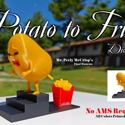 Khoai Tây Thành Khoai Tây Chiên - Khoai Tây Chiên Được Làm Như Thế Nào?