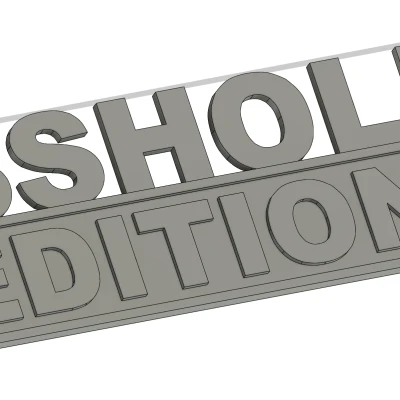 HUY HIỆU "ASSHOLE EDITION" - KHÔNG CẦN SUPPORT/AMS