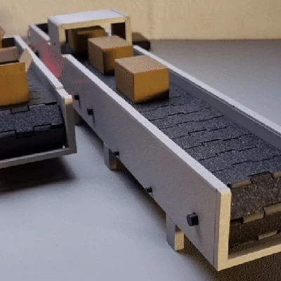 Băng tải Module với Điều khiển Servo Wi-Fi ESP32