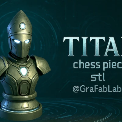 Tượng Mã Titan "Bishop" - quân cờ vua