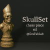 Tượng Giám Mục "Skullset" - Quân Cờ Vua - Thumbnail 1
