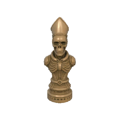 Tượng Giám Mục "Skullset" - Quân Cờ Vua