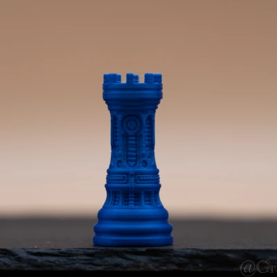 Bộ Quân Mã "Skullset "Rook" - Quân Xe Cờ Vua"