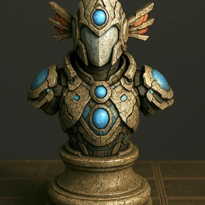 Relics of the New Dawn "Giám Mục" - Tượng Cờ Vua