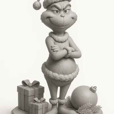 Xmas Grinch - Trang trí Giáng Sinh