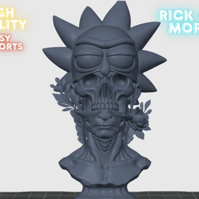 Mô hình Rick and Morty Art