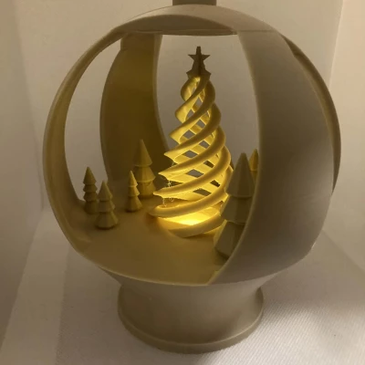 Bóng đèn cây thông Giáng sinh xoắn ốc