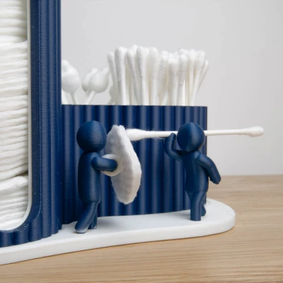 Cuộc Chiến Bông Gòn - Hộp đựng bông và tăm bông