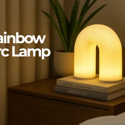 Đèn Cầu Vồng Vòm - Vẻ Đẹp Tối Giản Cho Không Gian Ấm Cúng