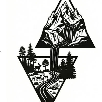 Tranh Treo Tường Hiện Đại [MIỄN PHÍ STL + SVG] Dễ In Không Cần Support