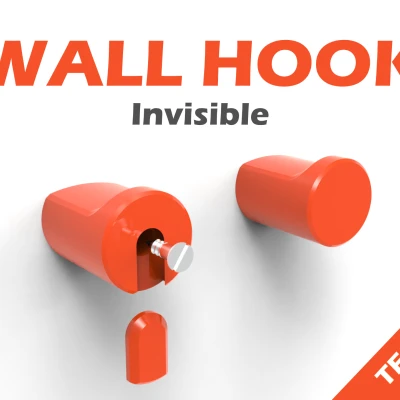 MÓC TREO TƯỜNG TANG HÌNH - MÓC TREO TƯỜNG TỐI GIẢN - (Đã thử nghiệm)