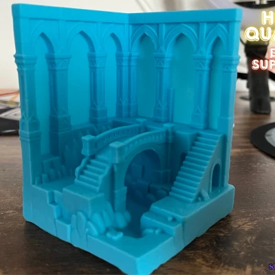 Mô hình Diorama Trung Cổ Góc Nhìn Isometric