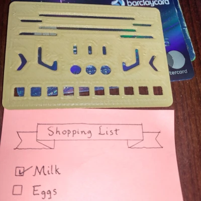 Khuôn Kẻ Tiêu Đề & Danh Sách, Cỡ Ví/Giấy Ghi Chú