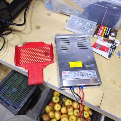 Đế Gắn Ray DIN Cho Nguồn Meanwell ERPF 400