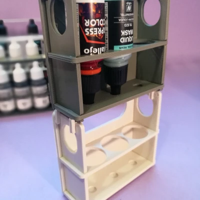 Giá đỡ chai sơn - Tùy chỉnh OpenSCAD