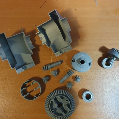 Bộ Vi Sai RC CAR #4 Có Giới Hạn Trượt