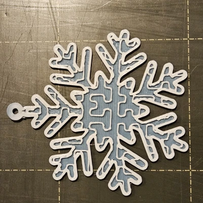 Mẫu Thử Infill Hình Bông Tuyết